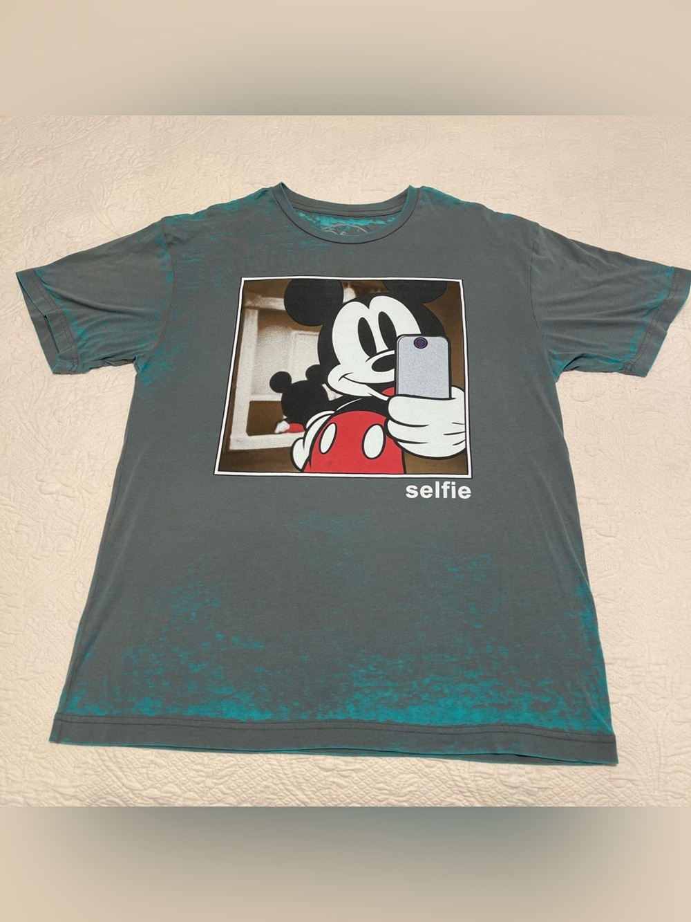 Vintage Disney Mickey Mouse T-Shirt Graphic Tee, Large, SOFT
